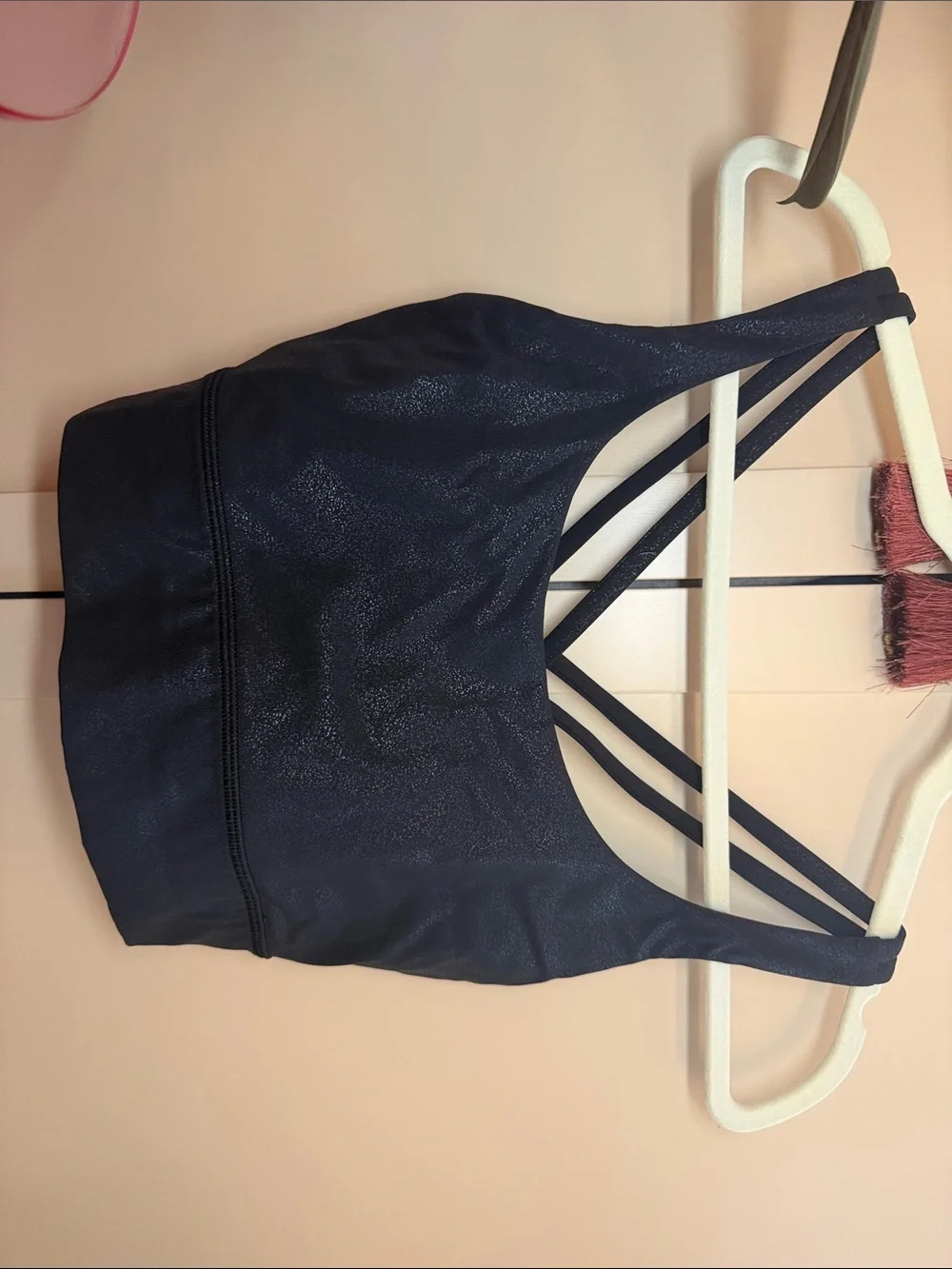 lululemon athletica Black Strappy Sports Bra